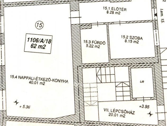 Eladó téglalakás, Szolnokon 71.3 M Ft, 1+1 szobás
