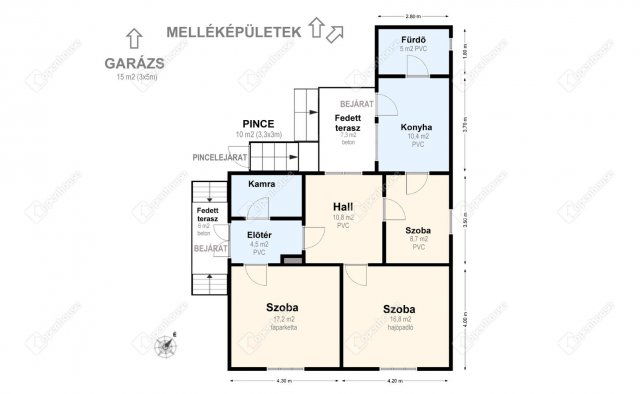Eladó családi ház, Felsőzsolcán 21.9 M Ft, 3 szobás