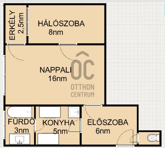 Eladó téglalakás, Budapesten, III. kerületben 65 M Ft, 2 szobás