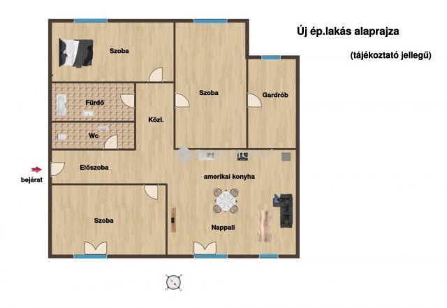 Kiadó téglalakás, albérlet, Vácon 290 E Ft / hó, 4 szobás
