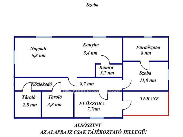 Eladó családi ház, Cserkeszőlőn 33.3 M Ft, 2 szobás