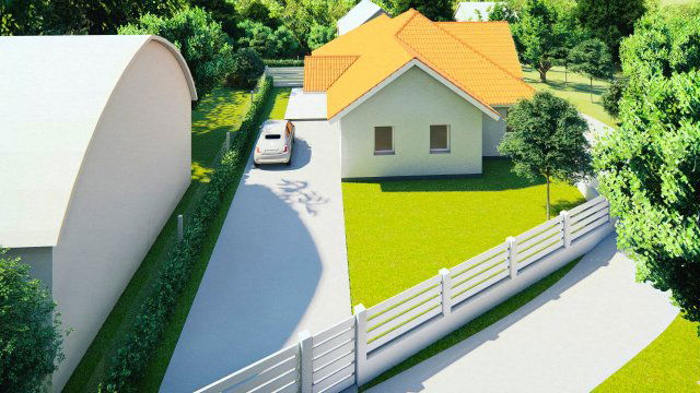 Eladó ikerház, Pomázon 122.9 M Ft, 5 szobás