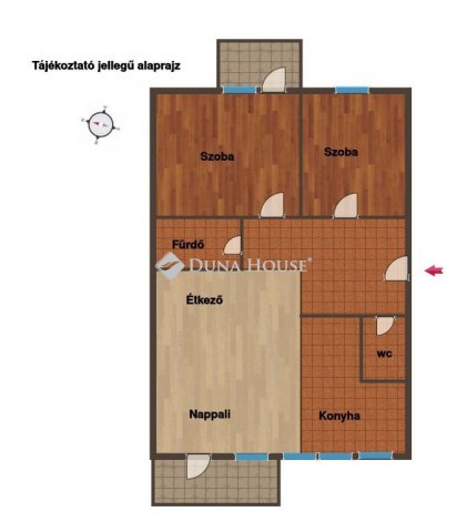 Eladó téglalakás, Pécsett 64.9 M Ft, 2+1 szobás