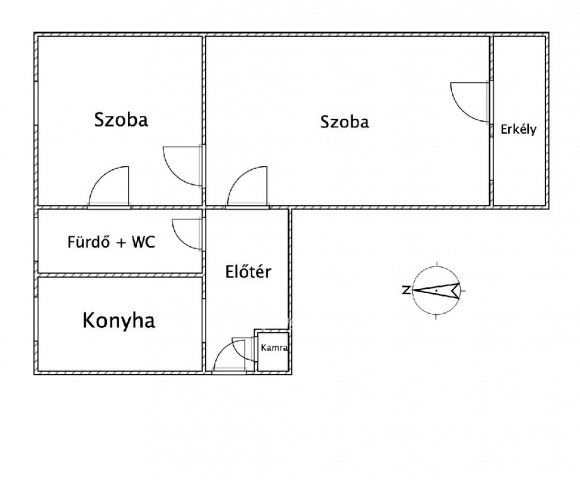 Eladó panellakás, Ajkán 32.1 M Ft, 2 szobás