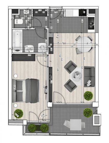 Kiadó téglalakás, albérlet, XIII. kerületben, Rózsafa utcában