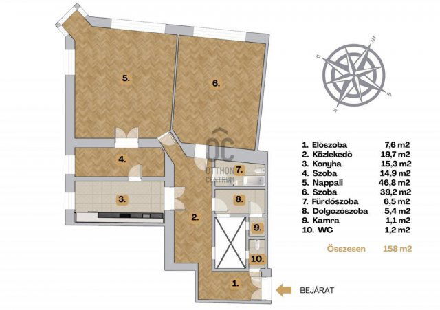 Eladó téglalakás, Budapesten, VII. kerületben 192.9 M Ft