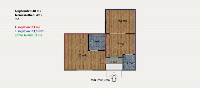 Eladó téglalakás, Budapesten, VIII. kerületben 30 M Ft, 2 szobás