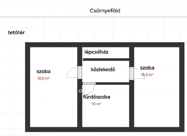 Eladó családi ház, Csörnyeföldön 31 M Ft, 3 szobás