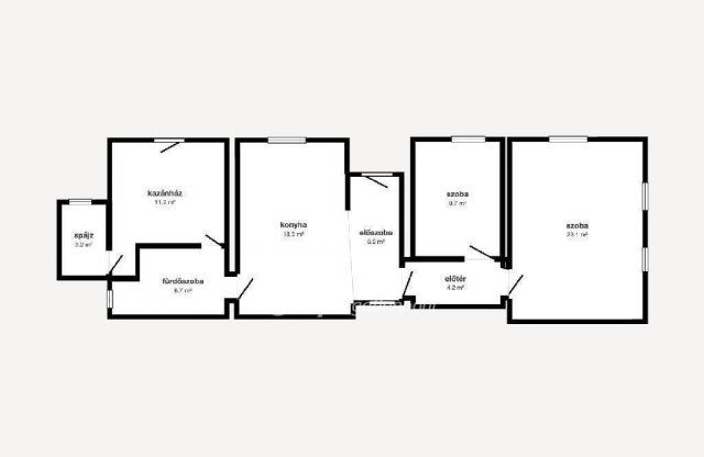 Eladó ikerház, Miskolcon 36.9 M Ft, 3+1 szobás