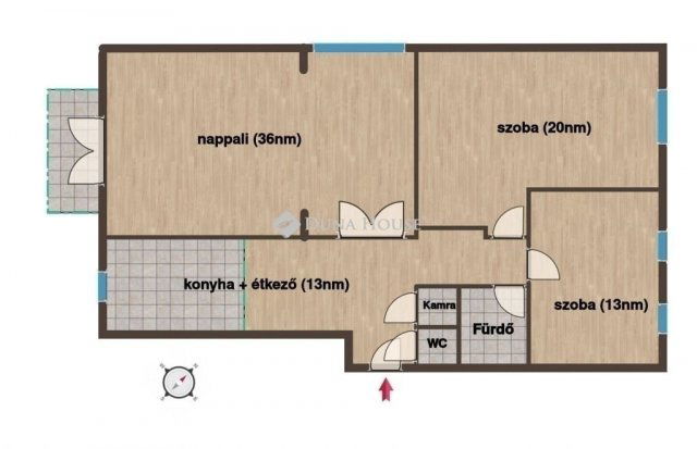 Eladó téglalakás, Budapesten, XIV. kerületben 129 M Ft, 3 szobás