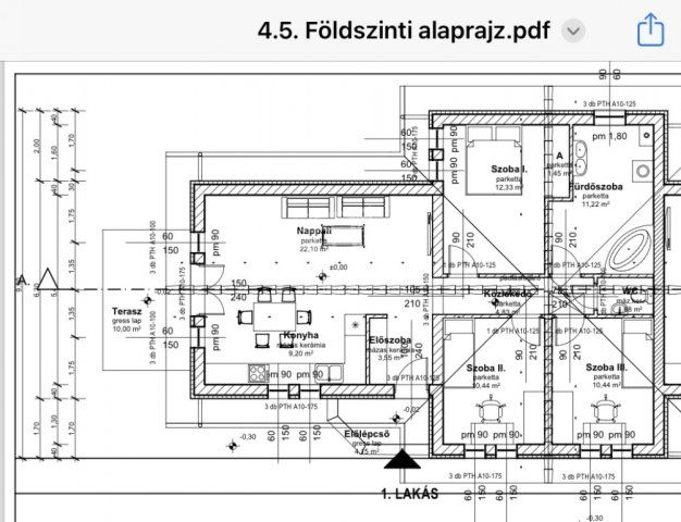Eladó sorház, Nagytarcsán 92.9 M Ft, 4 szobás