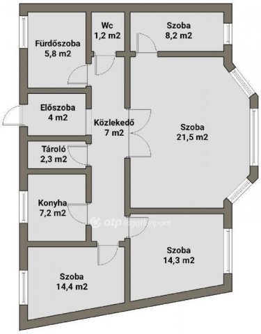 Eladó téglalakás, Kisvárdán 45 M Ft, 3+2 szobás