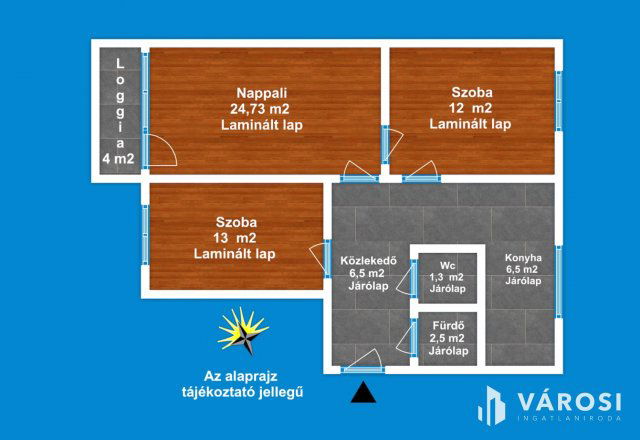Eladó panellakás, Szegeden 59.99 M Ft, 3 szobás