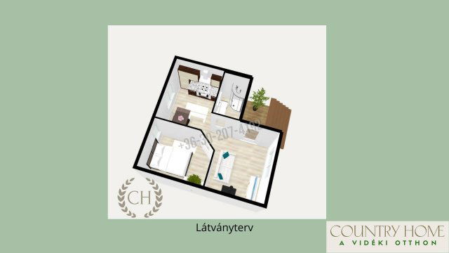 Eladó nyaraló, Szatymazon 31.9 M Ft, 1 szobás