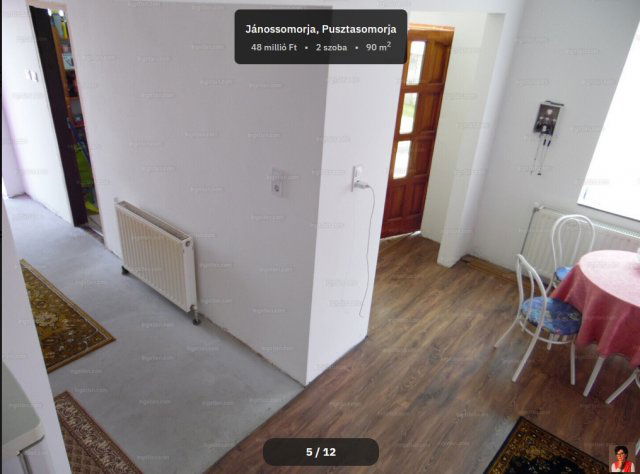 Eladó családi ház, Jánossomorján 50 M Ft, 2 szobás