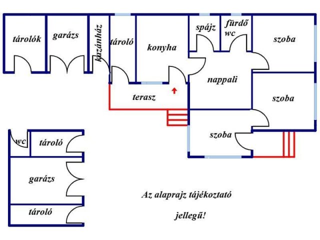 Eladó családi ház, Csányon 40.2 M Ft, 3 szobás