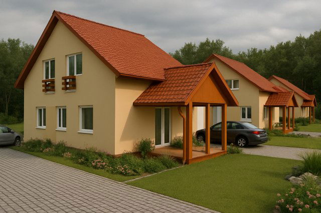 Eladó ikerház, Taksonyon 114.9 M Ft, 5+1 szobás