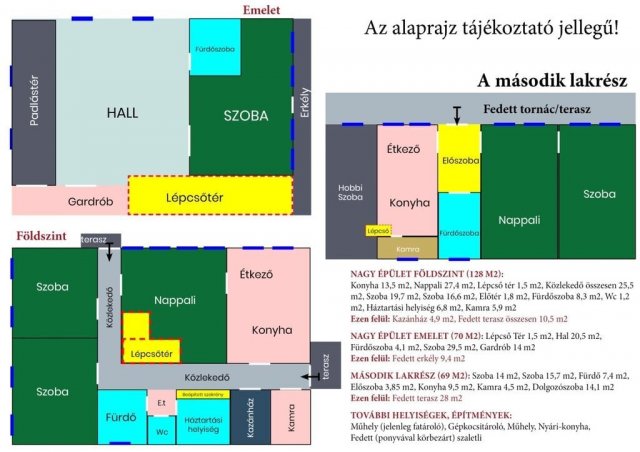 Eladó családi ház, Nyáregyházán 114.99 M Ft, 7 szobás