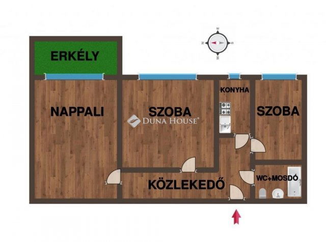 Eladó panellakás, Budapesten, IV. kerületben 67 M Ft, 2+1 szobás