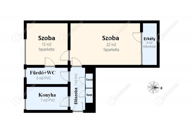 Eladó téglalakás, Miskolcon 23.9 M Ft, 2 szobás