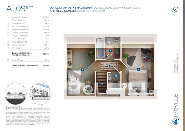 Eladó téglalakás, Mosonmagyaróváron, Tímár utcában