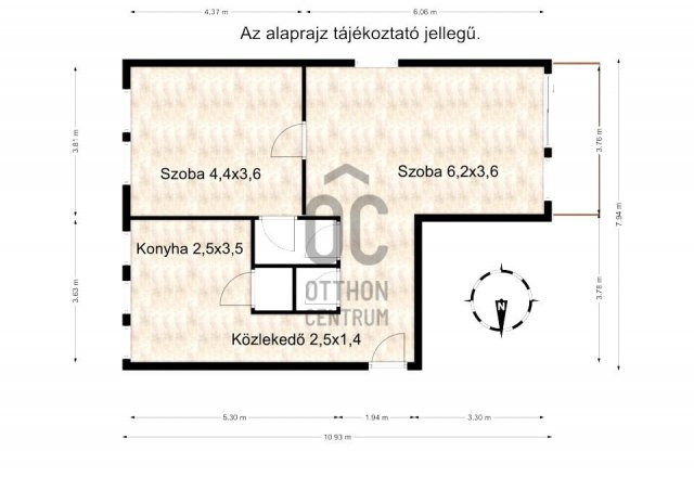 Eladó téglalakás, Halásztelken, Viola utcában 53.5 M Ft