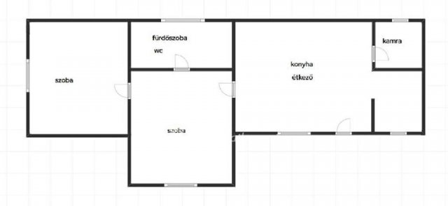 Eladó családi ház, Kemecsén 19.9 M Ft, 2 szobás