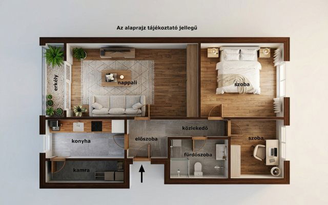 Eladó téglalakás, Gyöngyösön 48.8 M Ft, 3 szobás