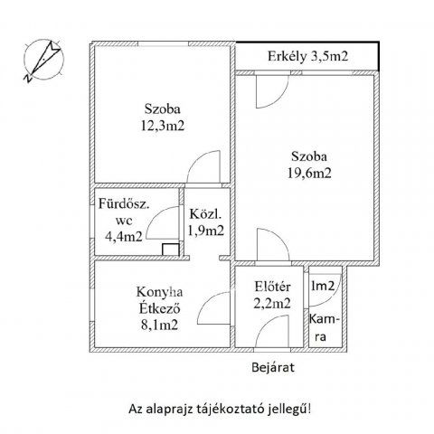 Eladó téglalakás, Sümegen 28.9 M Ft, 2 szobás