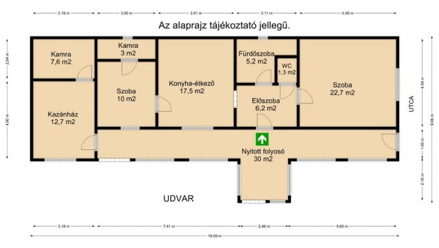 Eladó családi ház, Békésen 13.9 M Ft, 2 szobás