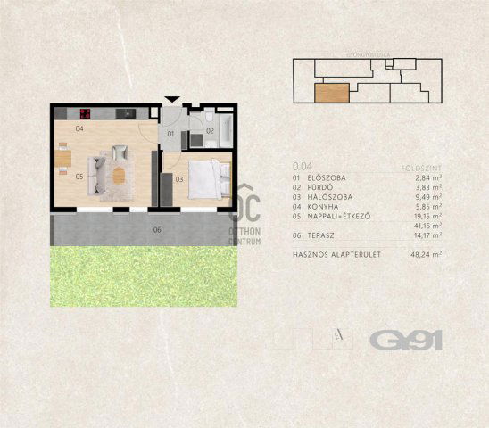 Eladó téglalakás, Budapesten, XIII. kerületben 73.8 M Ft