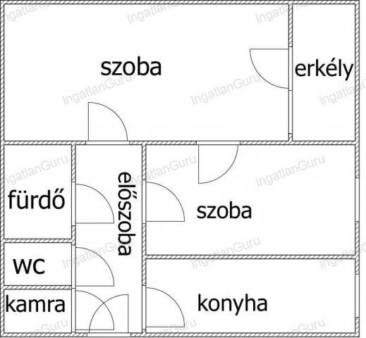 Kiadó téglalakás, albérlet, Kecskeméten 130 E Ft / hó