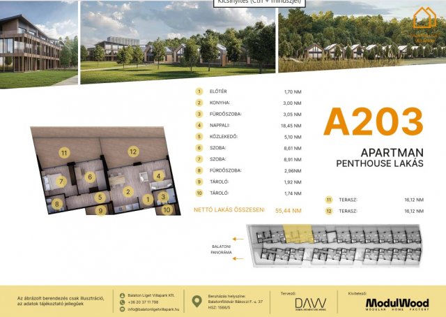 Eladó téglalakás, Balatonföldváron, Rákóczi Ferenc utcában