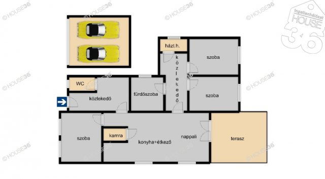 Eladó családi ház, Kecskeméten 72.5 M Ft, 4 szobás