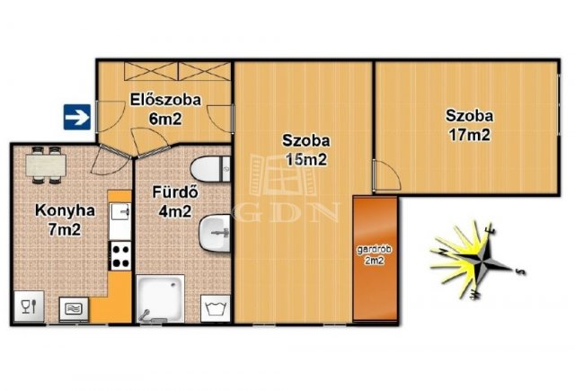 Eladó téglalakás, Budapesten, II. kerületben 75.99 M Ft