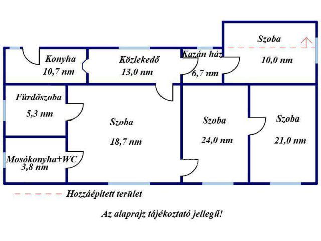 Eladó családi ház, Biharnagybajomban 8.5 M Ft, 3+1 szobás