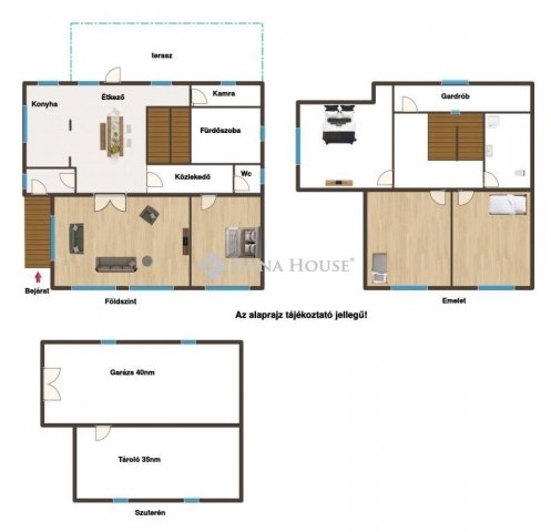 Eladó családi ház, Baján 69 M Ft, 5 szobás