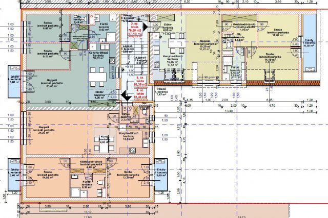 Eladó téglalakás, Egerben 78.5 M Ft, 3 szobás