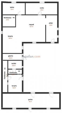 Eladó családi ház, Kisapátiban 69.5 M Ft, 3 szobás