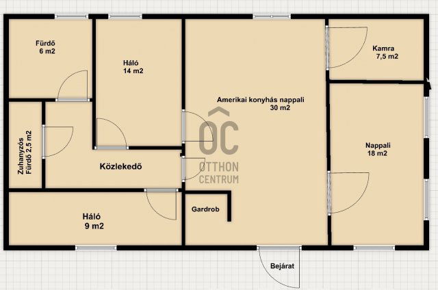 Eladó téglalakás, Vácon 120 M Ft, 4 szobás