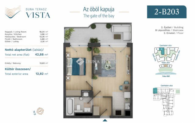 Eladó téglalakás, Budapesten, XIII. kerületben 84.9 M Ft