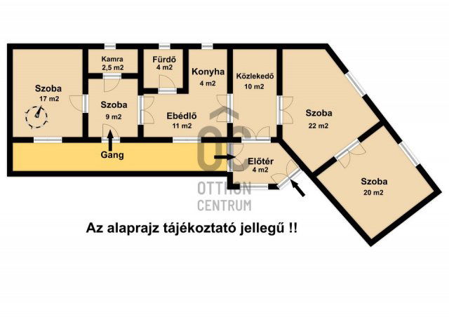 Eladó családi ház, Gyöngyöstarjánon 21 M Ft, 4 szobás
