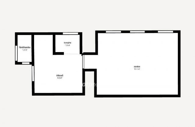Eladó nyaraló, Miskolcon 25 M Ft, 2 szobás / költözzbe.hu