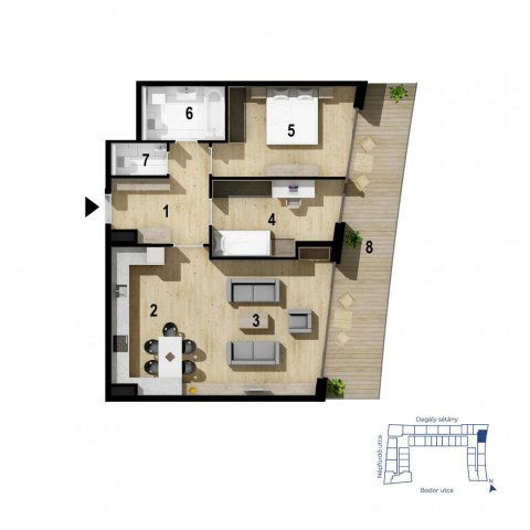 Eladó téglalakás, Budapesten, XIII. kerületben 194 M Ft