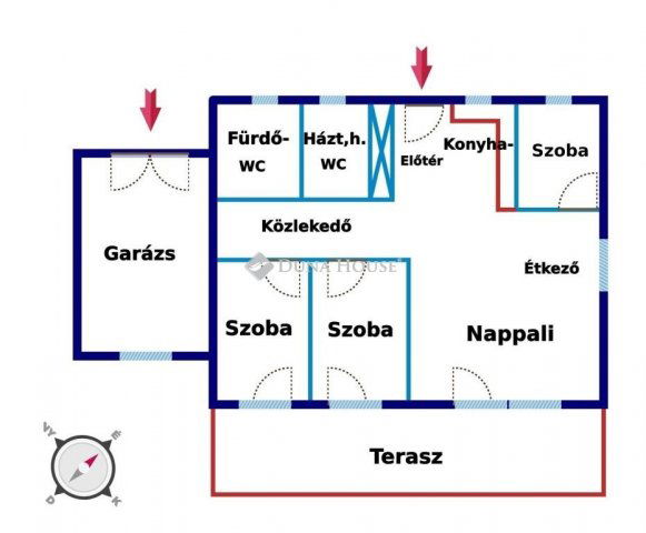 Eladó ikerház, Zsámbékon 102 M Ft, 1 szobás