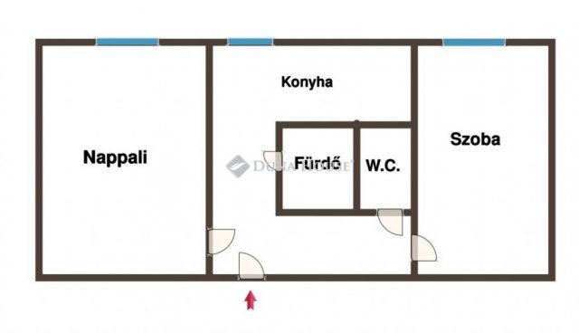 Eladó panellakás, Pécsett 42.9 M Ft, 2 szobás