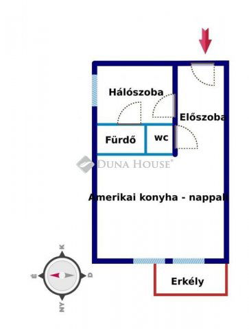 Kiadó téglalakás, albérlet, Pécsett, Sándor utcában, 2 szobás