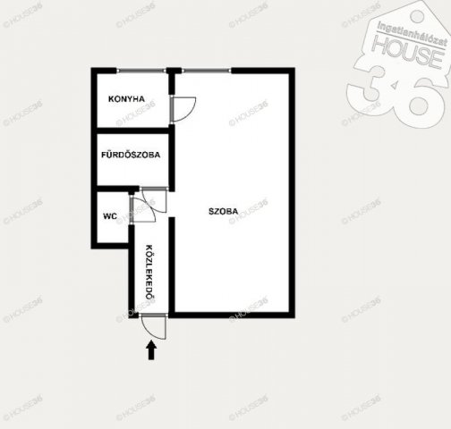Eladó téglalakás, Kecskeméten 28.9 M Ft, 1 szobás