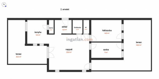 Eladó téglalakás, Pomázon, Fáy András utcában 117 M Ft