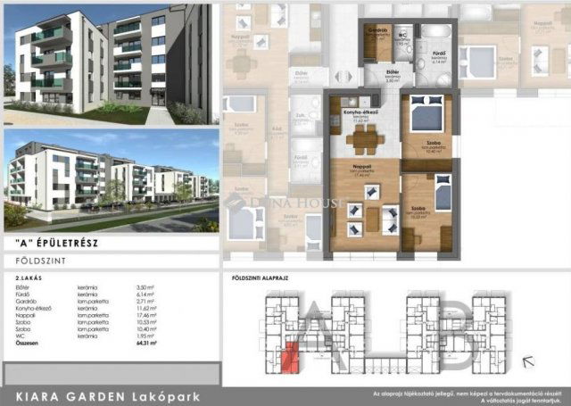 Eladó téglalakás, Szombathelyen 61.9 M Ft, 6 szobás